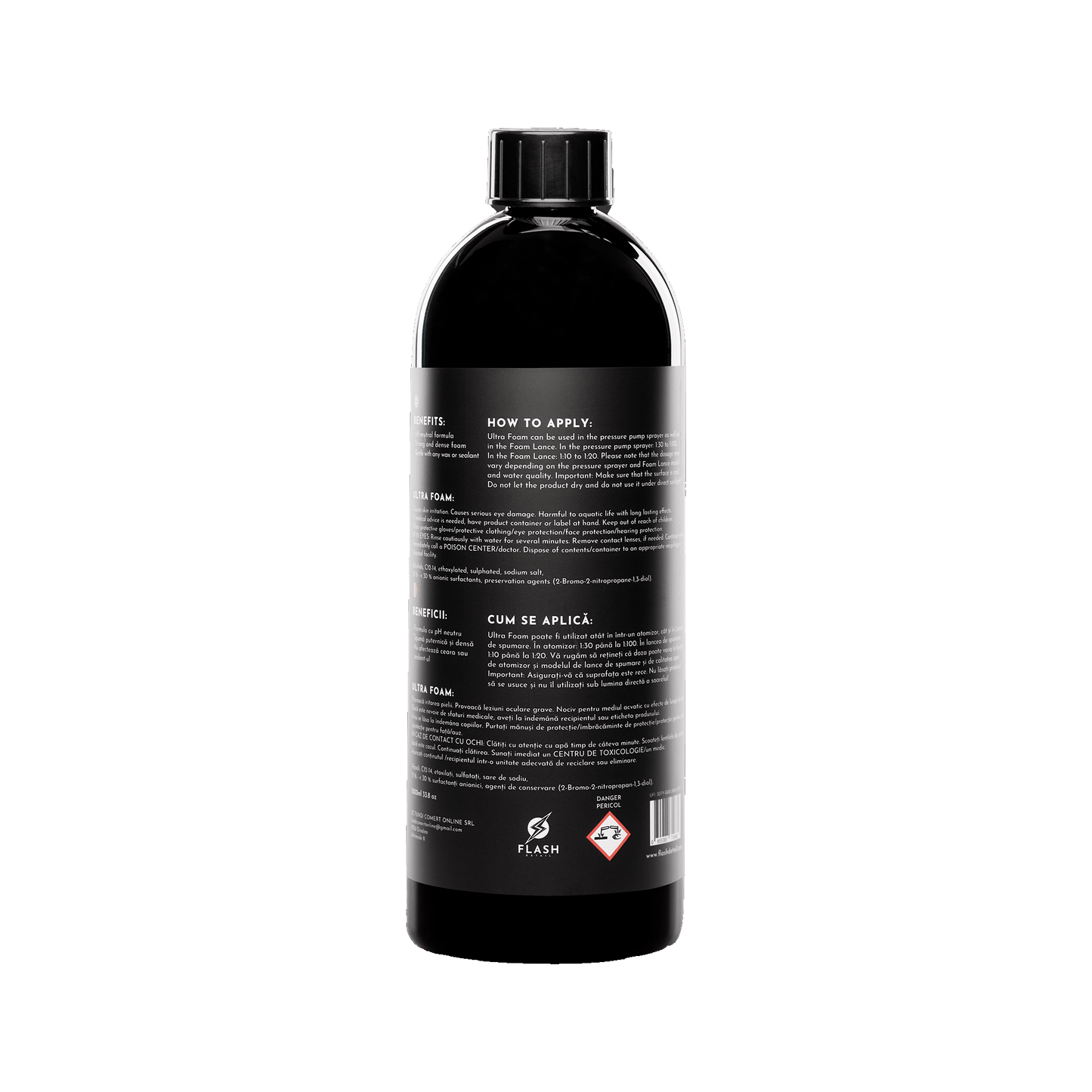 ULTRA FOAM 1000ml – PH-НЕУТРАЛНА ПЯНА ЗА АВТОМОБИЛ