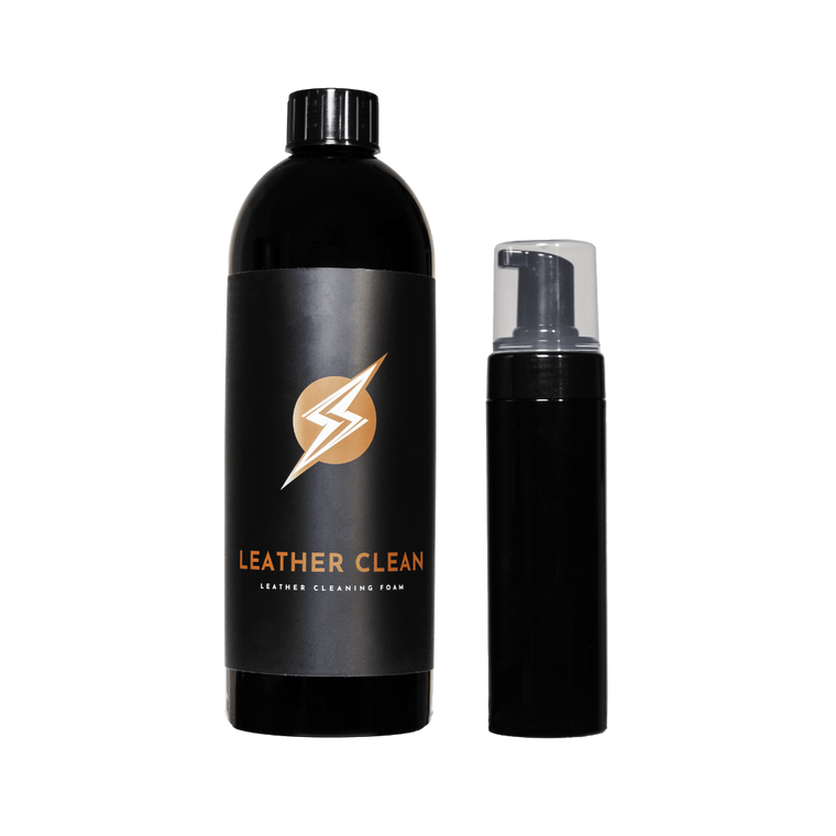 LEATHER CLEAN 1000мл – ПОЧИСТВАЩА ПЯНА ЗА КОЖА (С БЕЗПЛАТЕН ФЛАКОН)