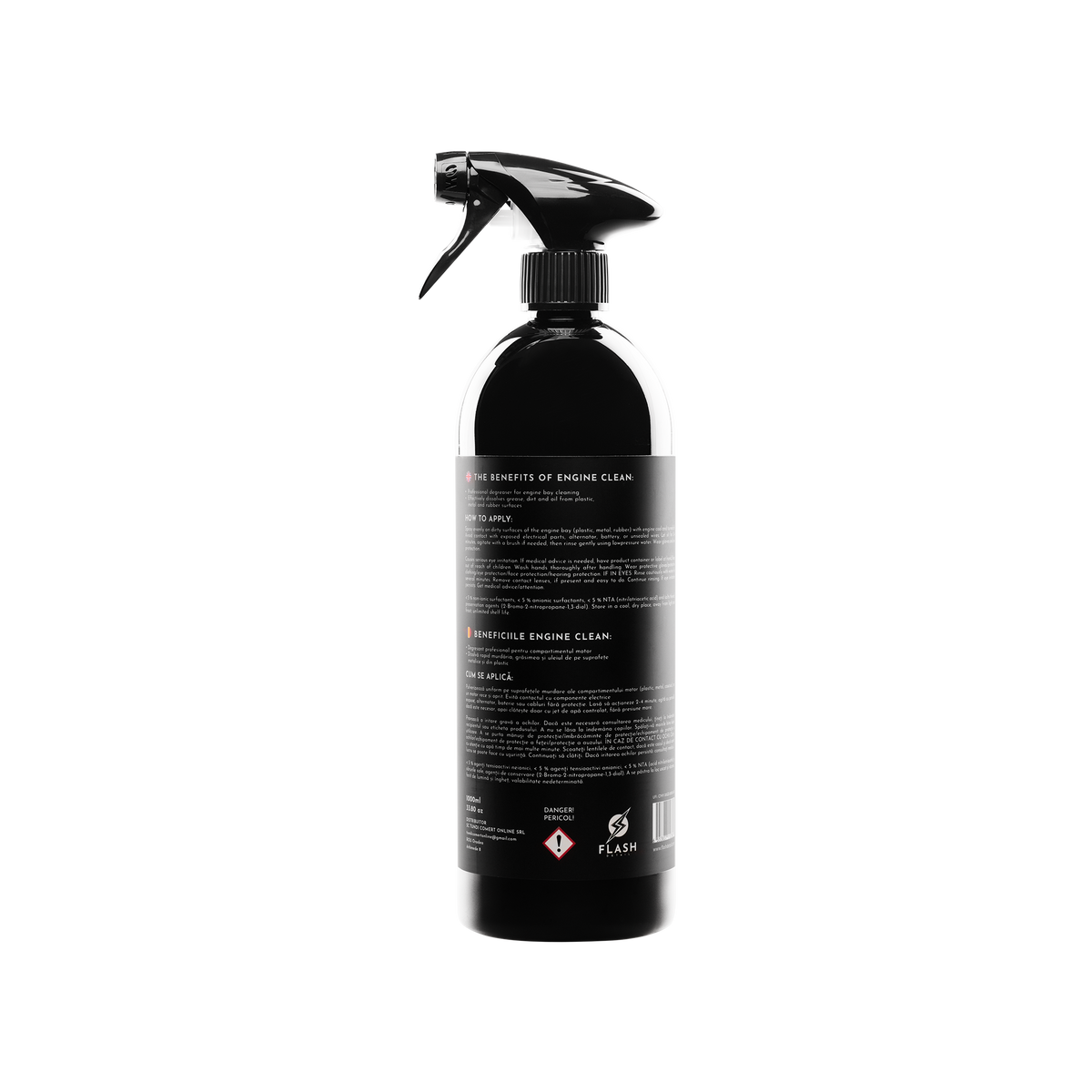 ENGINE CLEAN 1000ML - ОБЕЗМАСЛИТЕЛ ЗА ДВИГАТЕЛ