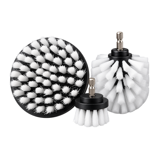 DRILL BRUSH - КОМПЛЕКТ ОТ 3 ЧЕТКИ ЗА БОРМАШИНА ЗА ТАПИЦЕРИЯ И ТВЪРДИ ПОВЪРХНОСТИ