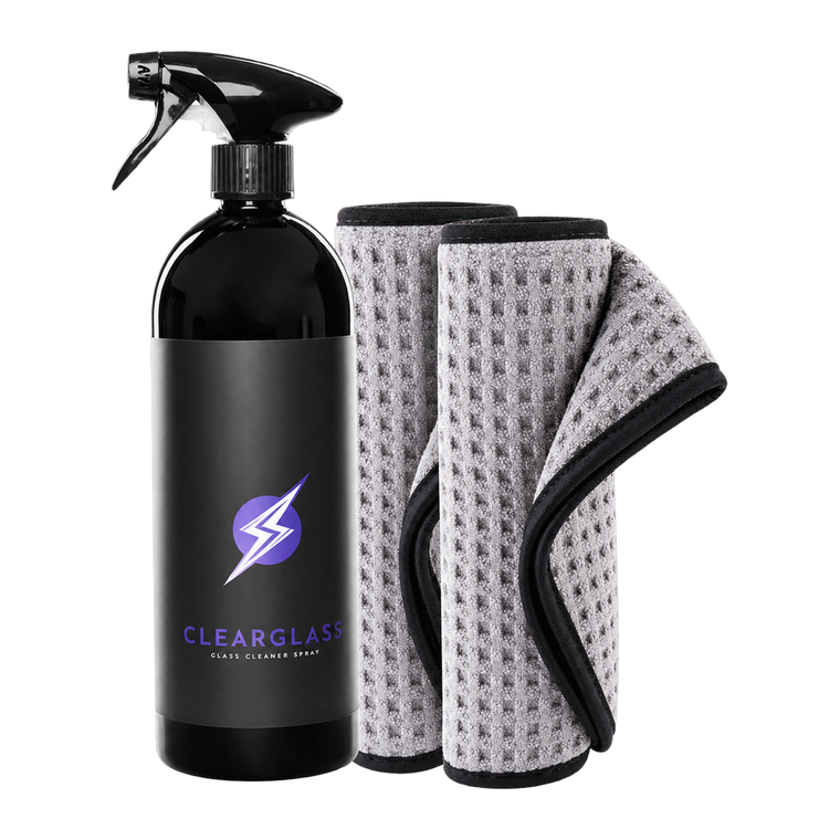 GLASS CLEANING KIT - КОМПЛЕКТ ЗА ПОЧИСТВАНЕ НА СТЪКЛА БЕЗ ИВИЦИ И ВЛАКНА